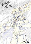 Art of Tsubasa (Another) by Hanyū, animation director for GX and XV