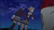 Tsubasa slapping Hibiki