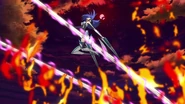 Tsubasa being attacked by Finé