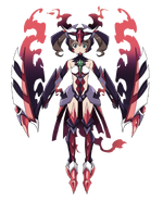 Yumi's Mechvaranus in its D-Module form