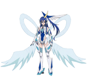 Tsubasa's Symphogear in X-Drive form in GX.