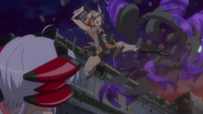 Hibiki saving Chris