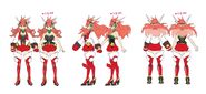 Kanade's Christmas Gear Concept Art