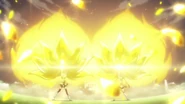Kirika and Shirabe entering Imago Stage