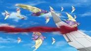 The plane being attacked by Noise