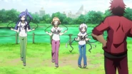 Symphogear G Ep 9 10.png (2.34 MB) Hibiki, Tsubasa and Chris training with Genjuro