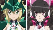 Symphogear AXZ Episode 7 07.png (1.65 MB) Kirika and Shirabe activating the Ignite Module