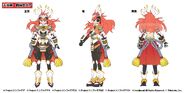 Kanade's Sengoku Type Gear Concept Art