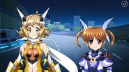 Hibiki and Nanoha