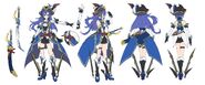 Tsubasa's Pirate Gear Concept Art