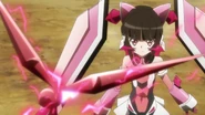 Shirabe facing her Relic in its Ignite Module form.