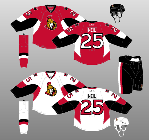 Sens jerseys sales
