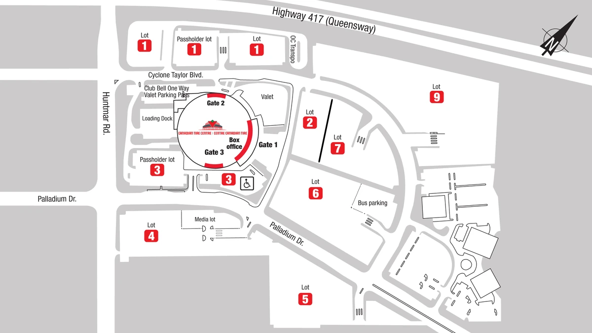 Parking Lots at Canadian Tire Centre Sens Lore Wiki Fandom