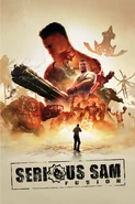 Sam on the cover of Serious Sam Fusion.