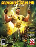 Sam on the cover of Serious Sam HD: Gold Edition.