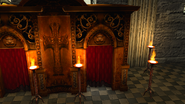 The confession booths.