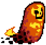 Small Lava Golem sprite.