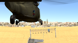 Black Hawk approaching Cairo