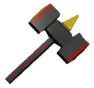 Sledgehammer used by Ugh-Zan Jr.