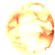 Fireball tossed by the Khnum.