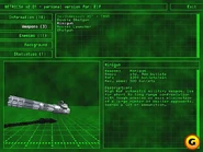 Early Serious Sam 1 NETRICSA page with different font.