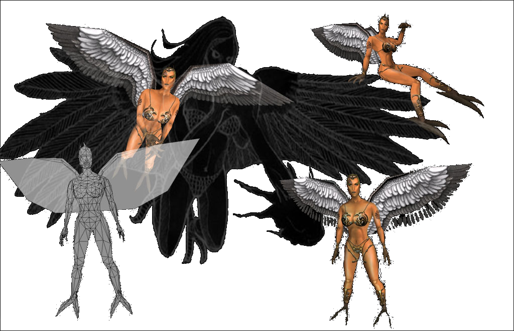serious sam 3 harpy close up serious sam 3 harpy close up