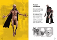 Concept art and early sketches of the Haemovore.