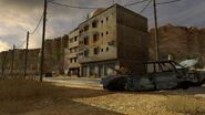 An abandoned street.