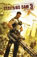 Sam on the cover of Serious Sam 3: BFE.