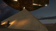 The Great Pyramid in The First Encounter, with the SSS Centerprice above.