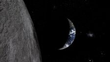 Moon approaches Earth