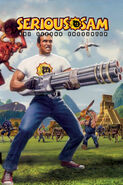 Sam on the cover of Serious Sam: The Second Encounter.