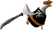 Ninja chicken model.