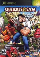 Sam on the cover of Serious Sam: Xbox.