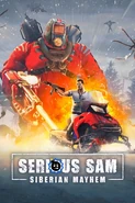Sam on the cover of Serious Sam: Siberian Mayhem.