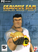 Sam on the cover of Serious Sam: Gold Edition.