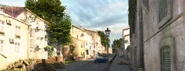 An abandoned street in Carcassonne.