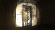 Sirian door leading to the first Sirian chamber.