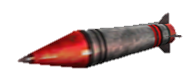Rocket fired by the Gunner.