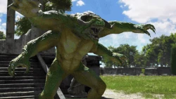 Reptiloid summoning fireball SS4