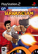 UK box art of Serious Sam: Next Encounter for the PlayStation 2.