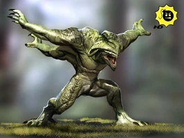 Рептилоид в Serious Sam HD (арт)
