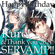 Kuro's birthday illustration (2021)