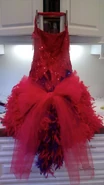 An example of Mayzie's costume for Seussical the Musical.