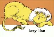 Lazy lion