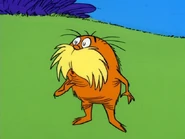 The Lorax as he appears in the special.