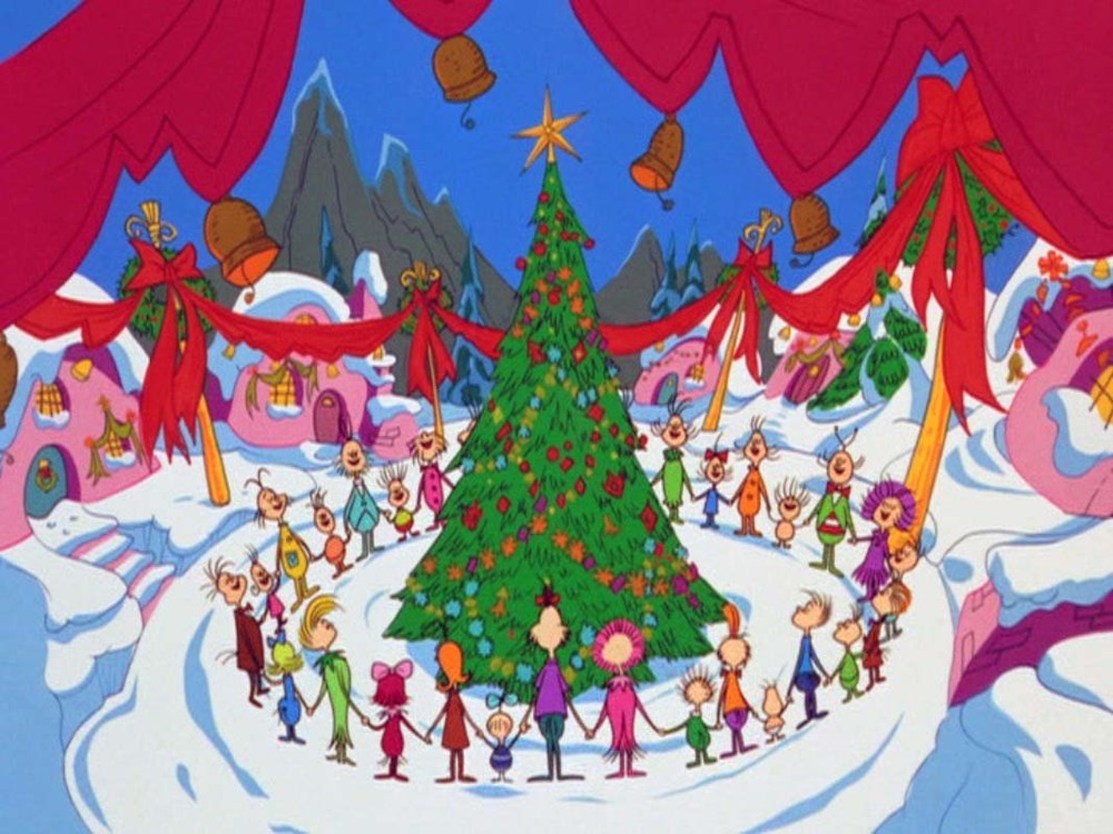 Grinch Mistletoe Scene