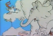 Poor horton looked up with his face white as chalk