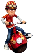 Ted on his Bike