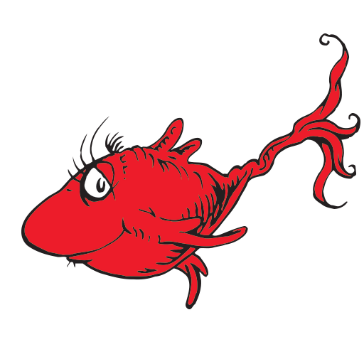 One Fish Two Fish Red Fish Blue Fish — ChaseArt Companies, 47% OFF